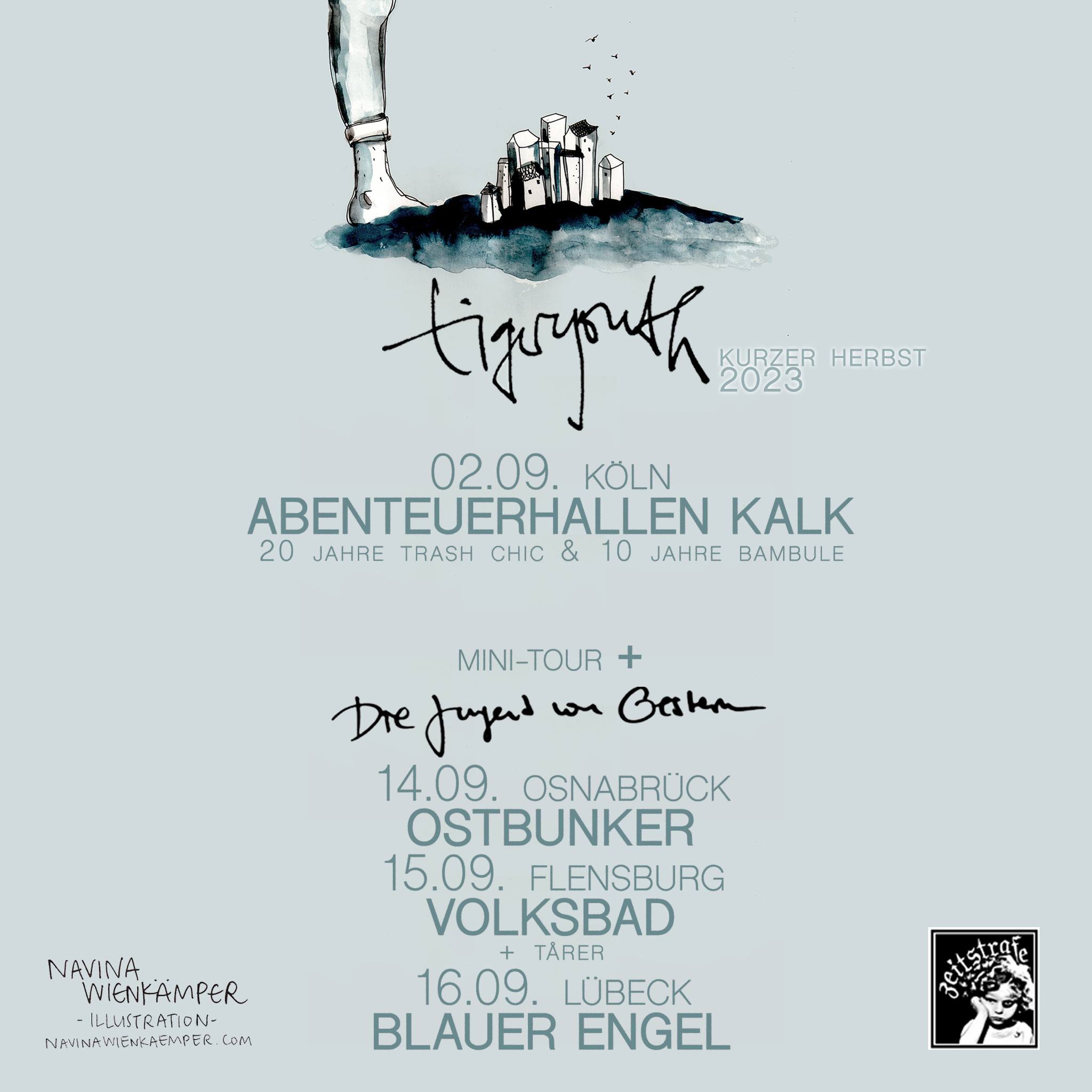 Tigeryouth am 14.09.2023 im Ostbunker Osnabrück