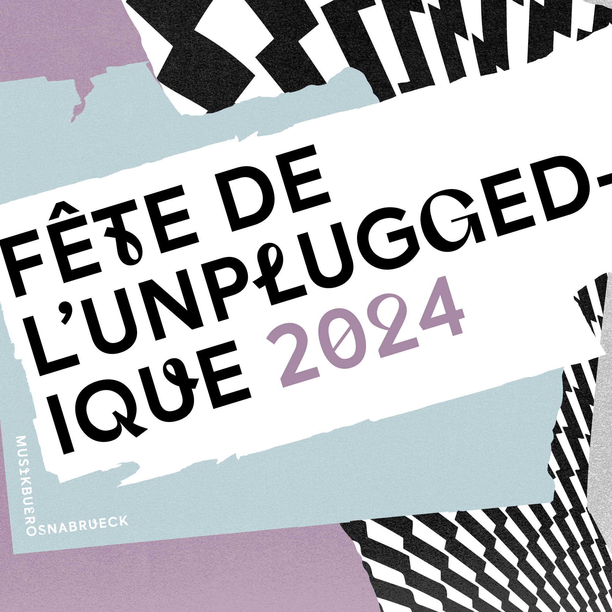 Poster Fête de l'unpluggedique 2024