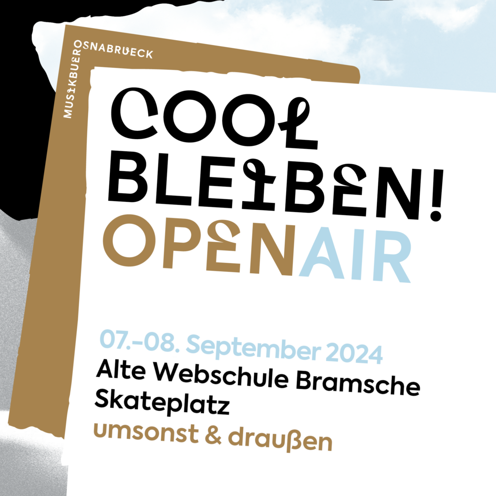 Cool Bleiben! Open Air Veranstaltungsankündigung