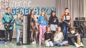 Bandfoto Next Generation, Schülerband Greselius Gymnasium Bramsche, Cool bleiben Open Air 2024 Bramsche